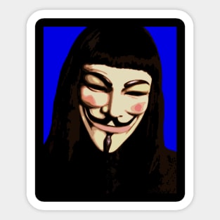 guy fawkes Sticker